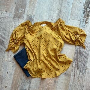 Olivia Grey off shoulder top